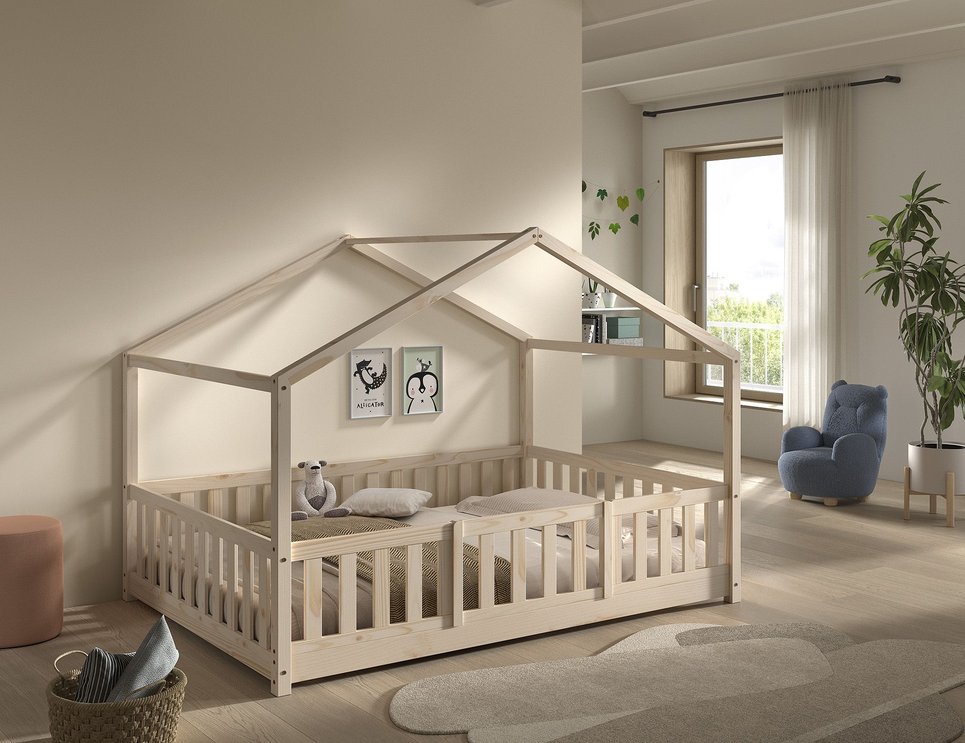 Dallas House 140 Vipack / Κρεβάτι-Σπιτάκι Montessori