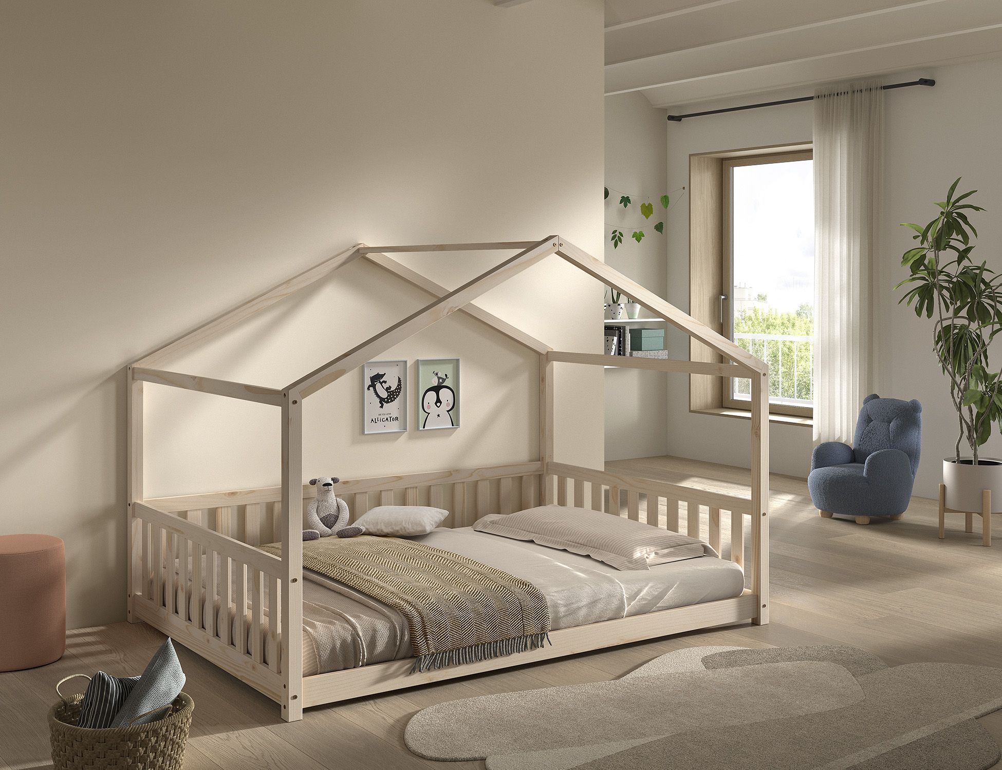 Dallas House 140 Vipack / Κρεβάτι-Σπιτάκι Montessori