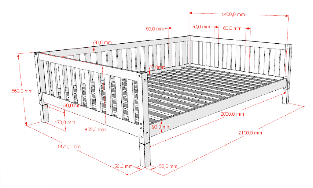 Dallas House 140 Vipack / Κρεβάτι-Σπιτάκι Montessori