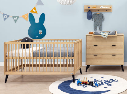 Fay 2 piece nursery furniture set with bench / Βρεφικό Σετ 