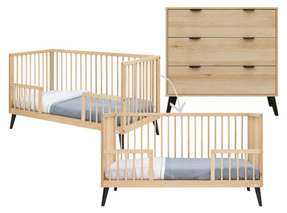 Fay 2 piece nursery furniture set with bench / Βρεφικό Σετ 