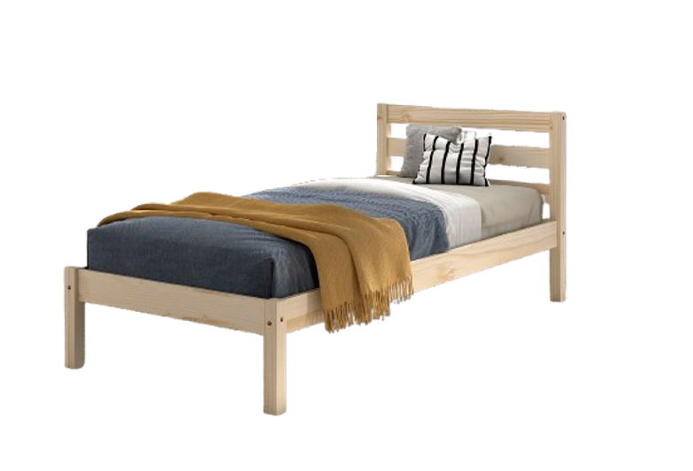 Pino Bed Vipack belgium / Μονό κρεβάτι μασίφ