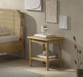 Jade Nightstand Oak / Κομοδίνο Δρυς