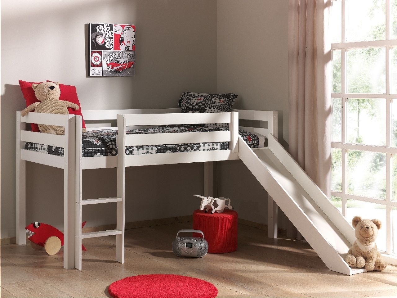 Pino Slide Vipack / Κουκέτα με Τσουλήθρα