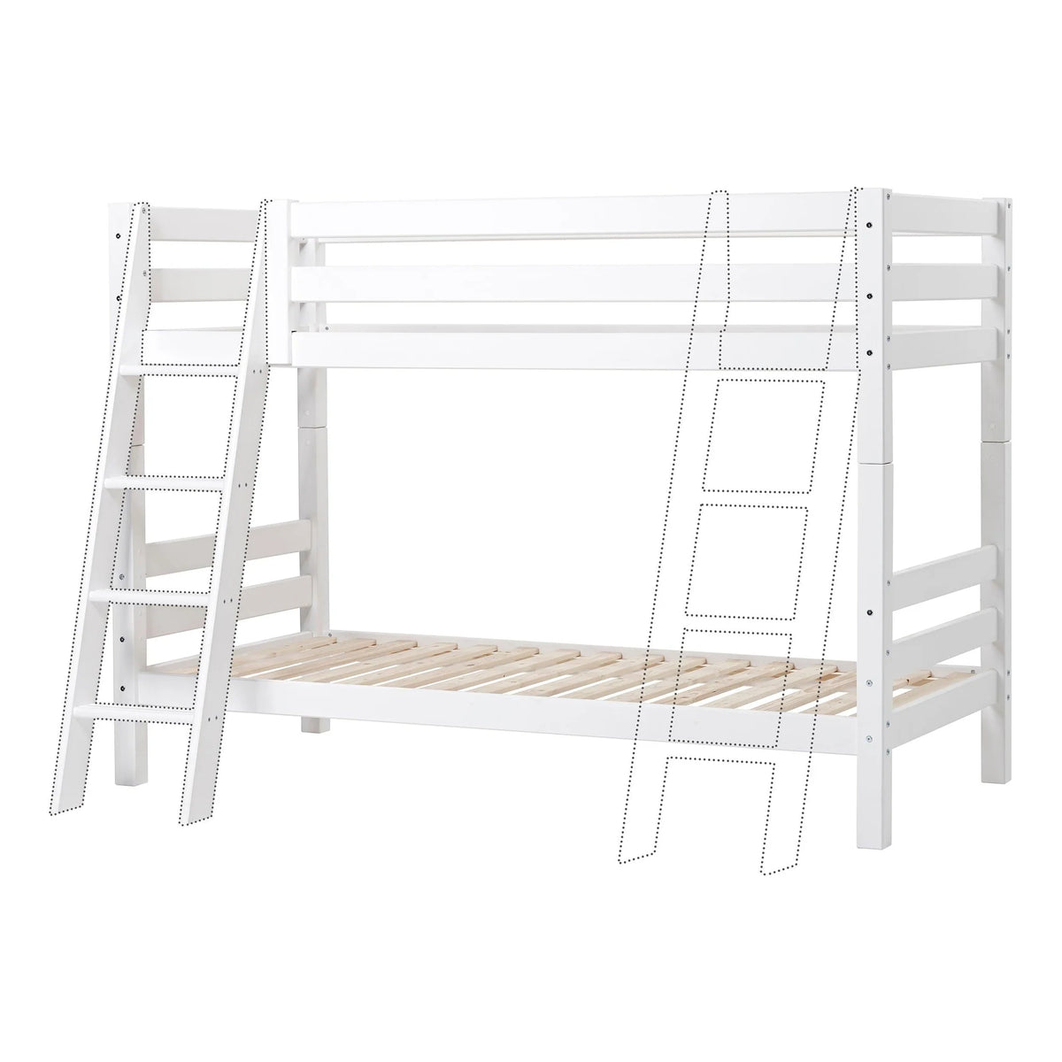 Hoppekids ECO Luxury Bunk Bed / Ξύλινη κουκέτα διαχωριζόμενη *ΔΙΑΘΕΣΙΜΗ ΑΜΕΣΑ*