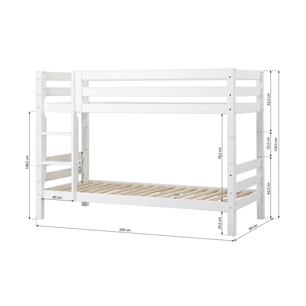 Hoppekids Eco Luxury Bunk Bed / Διπλή κουκέτα μειωμένου ύψους 