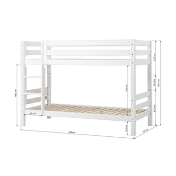 Hoppekids Eco Luxury Bunk Bed / Διπλή κουκέτα μειωμένου ύψους 