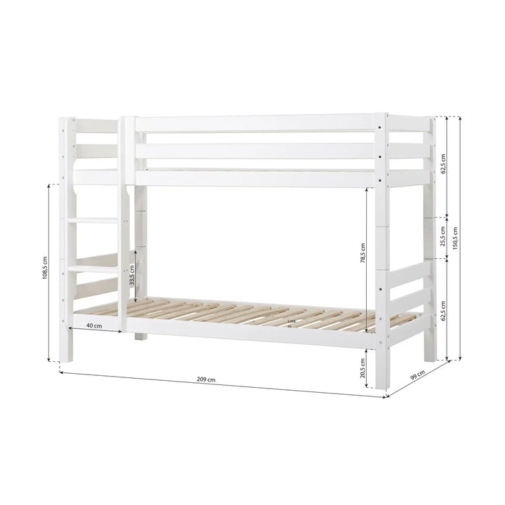 Hoppekids Eco Luxury Bunk Bed / Διπλή κουκέτα μειωμένου ύψους 