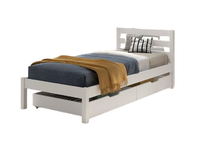 Pino Bed Vipack belgium / Μονό κρεβάτι μασίφ