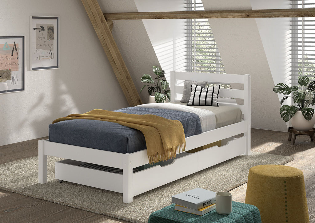 Pino Bed Vipack belgium / Μονό κρεβάτι μασίφ