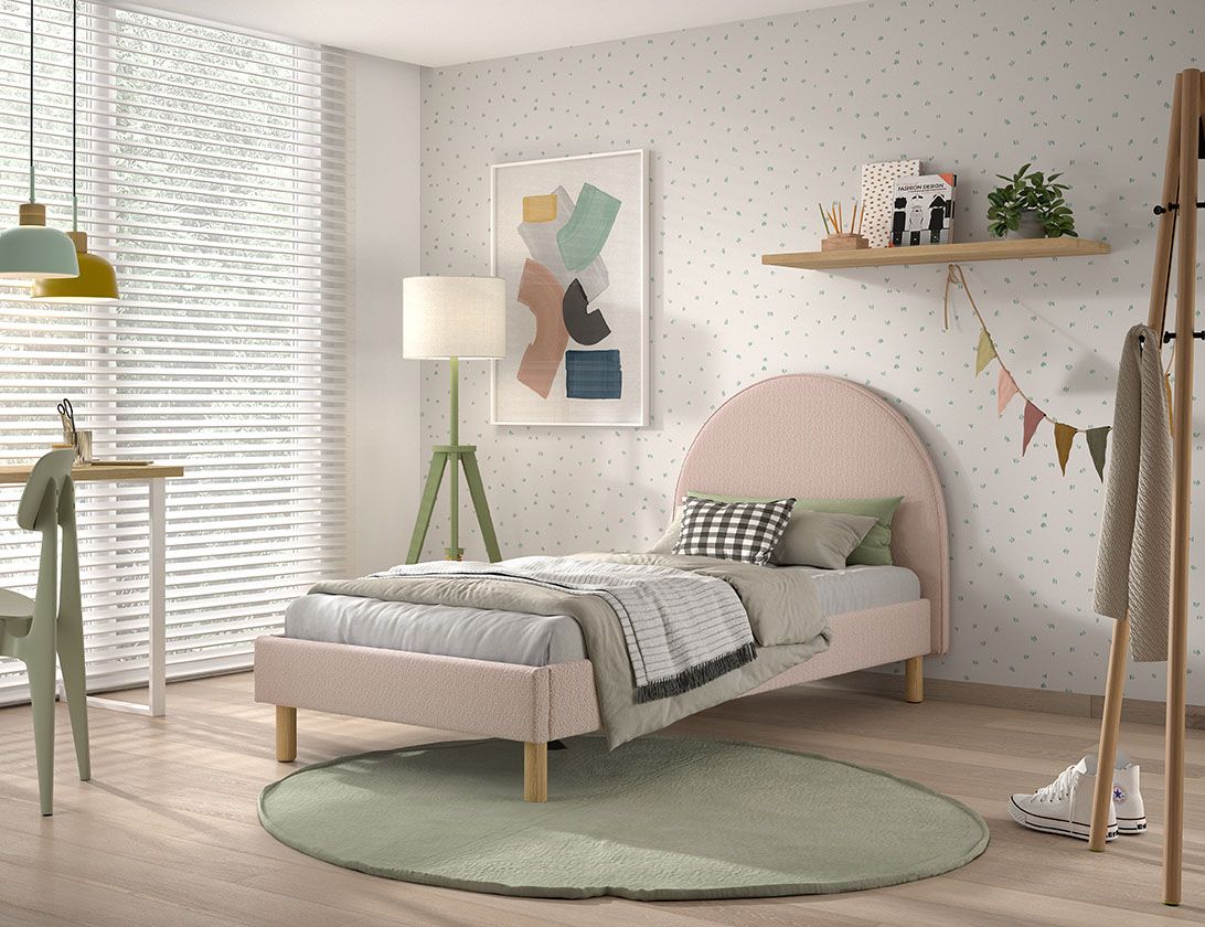 Clara Bed / Ντυμένο κρεβάτι μονό