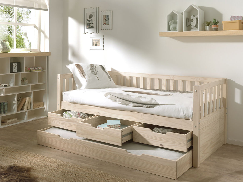 Fritz Captain bed with drawers & pull out bed / Κρεβάτι με 3 συρτάρια και 2ο συρόμενο 