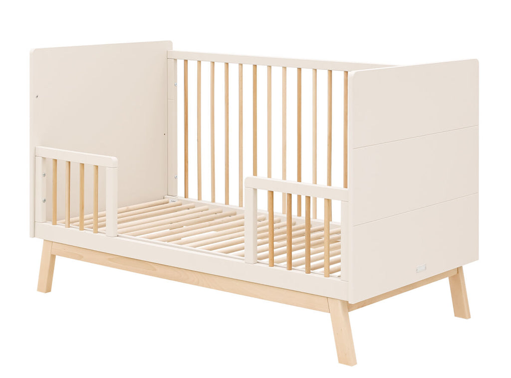 Lines 2 piece nursery furniture set with bench bed Dune/Natural / Βρεφικό Σετ 
