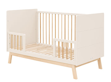 Lines 2 piece nursery furniture set with bench bed Dune/Natural / Βρεφικό Σετ 