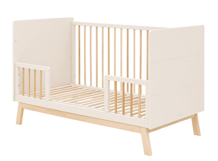 Lines 2 piece nursery furniture set with bench bed Dune/Natural / Βρεφικό Σετ 