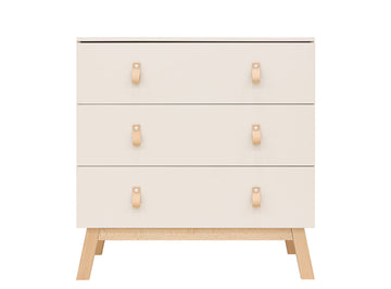Lines 2 piece nursery furniture set with bench bed Dune/Natural / Βρεφικό Σετ 