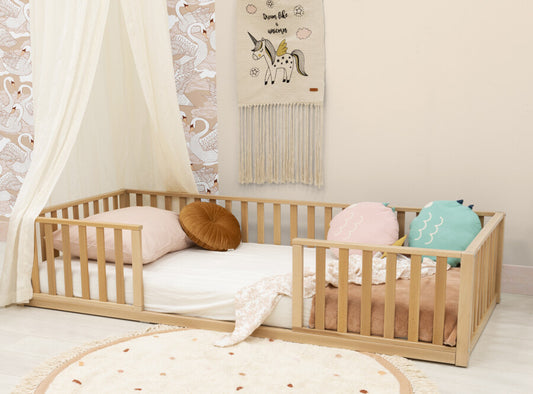 Montessori bed 90x200 Jamie Natural / Κρεβάτι παιδικό 