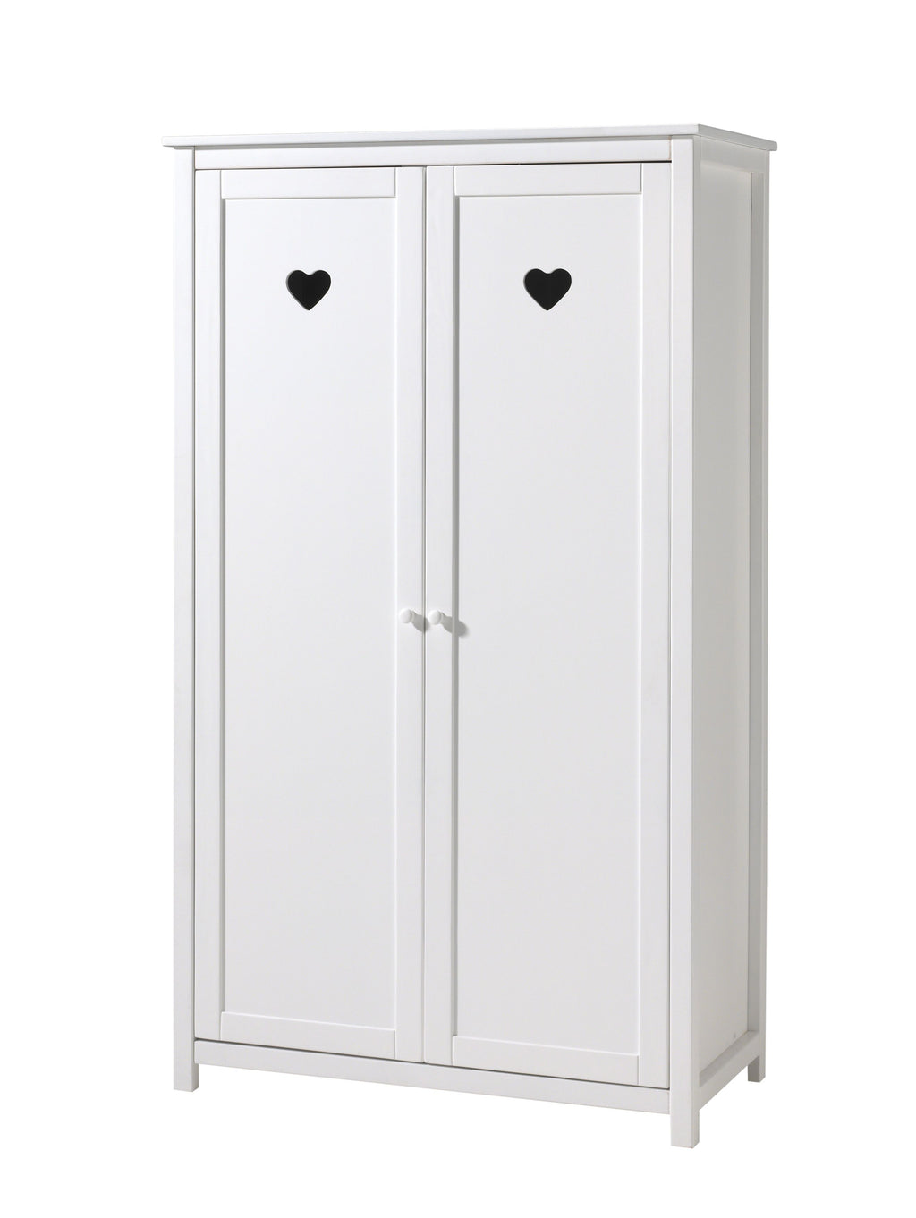 Amori 2 Door Wardrobe / Ντουλάπα λευκή με 2 φύλλα