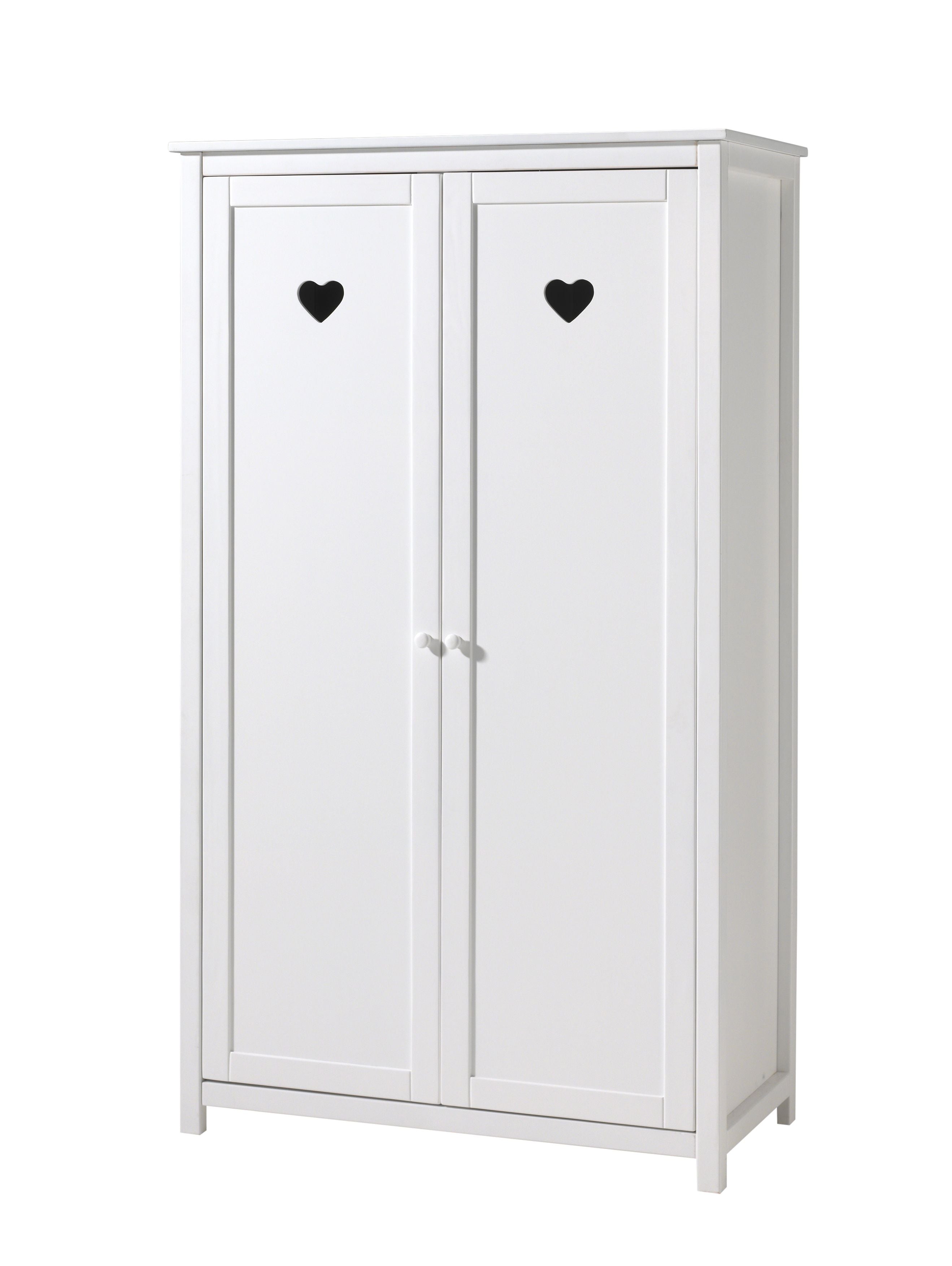 Amori 2 Door Wardrobe / Ντουλάπα λευκή με 2 φύλλα