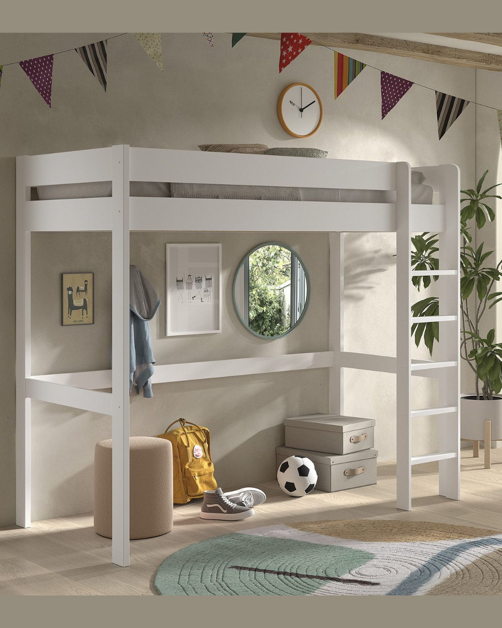 Oscar Loft Vipack / Υπερυψωμένη Κουκέτα Μασίφ
