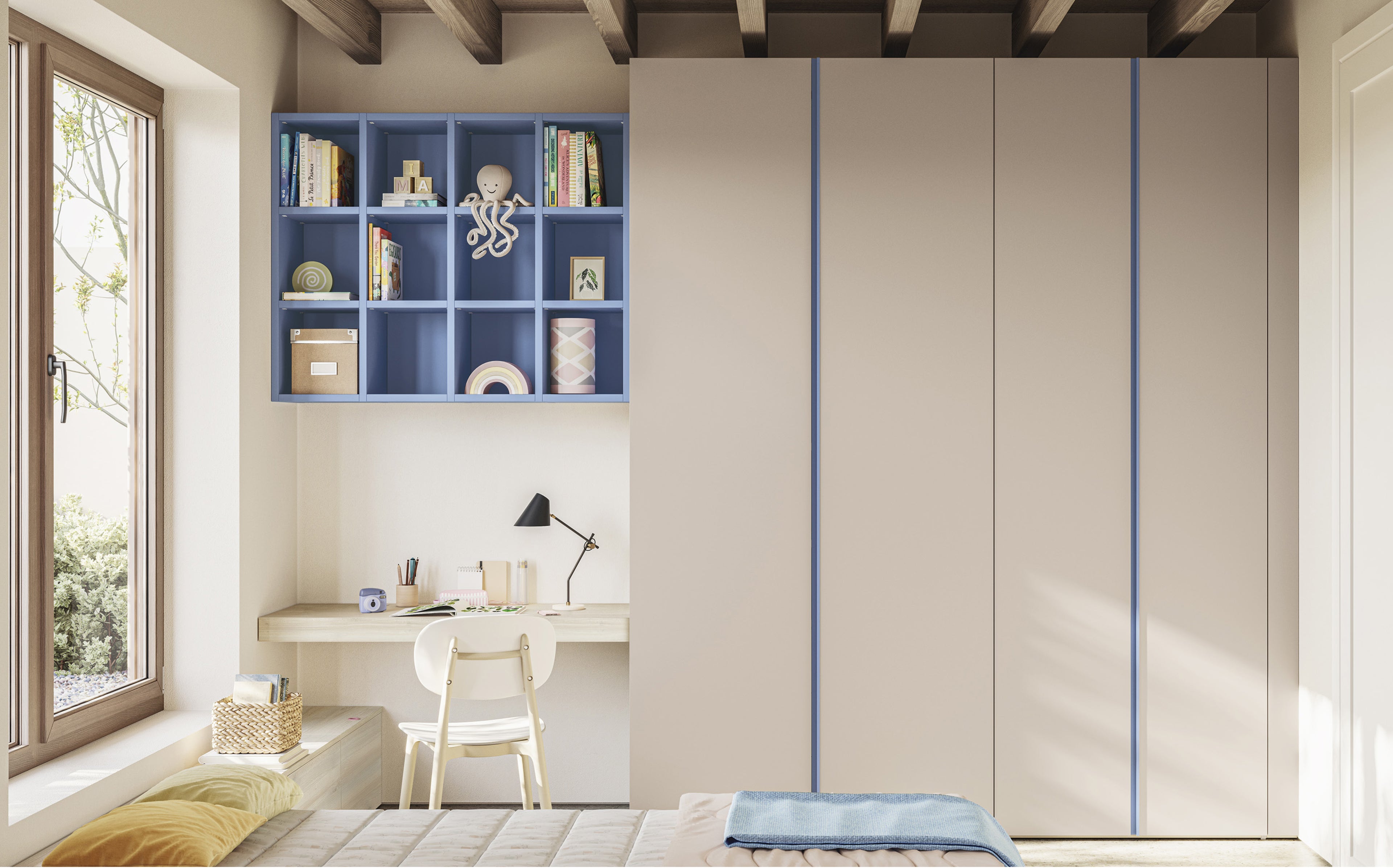 Παιδικό κρεβάτι με αποθηκευτικό χώρο Colombini Casa