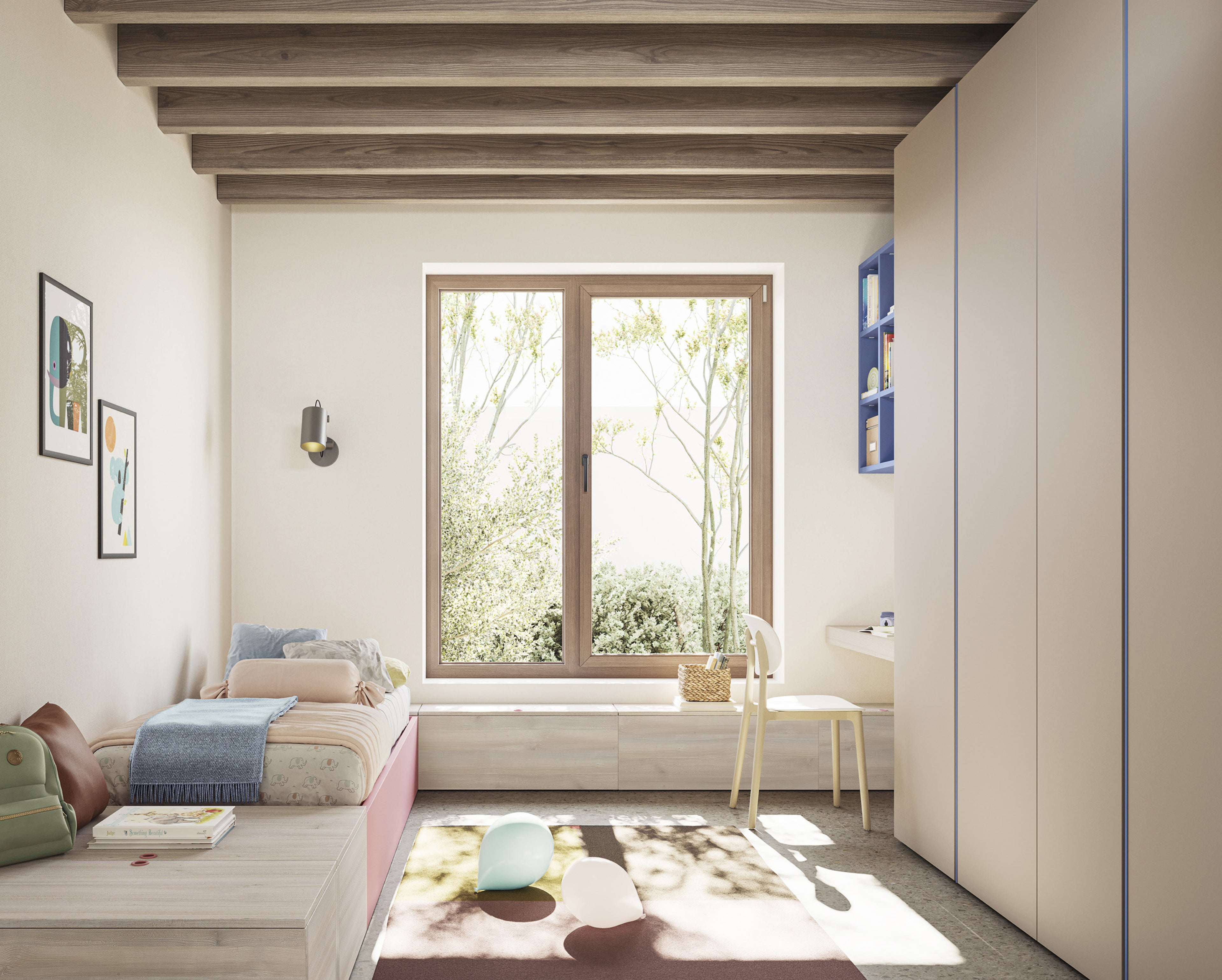 Παιδικό κρεβάτι με αποθηκευτικό χώρο Colombini Casa