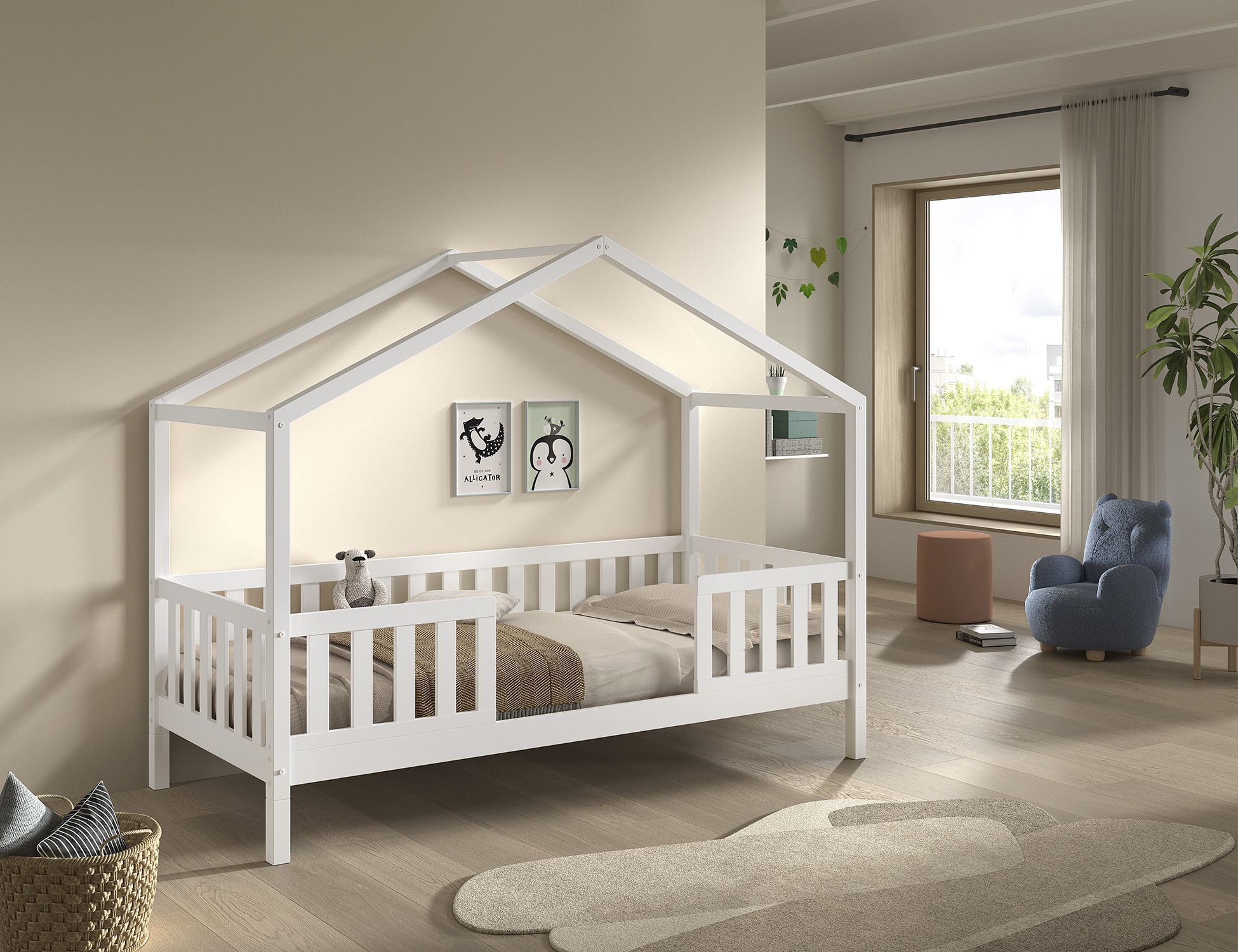 Dallas House Vipack / Κρεβάτι-Σπιτάκι Montessori