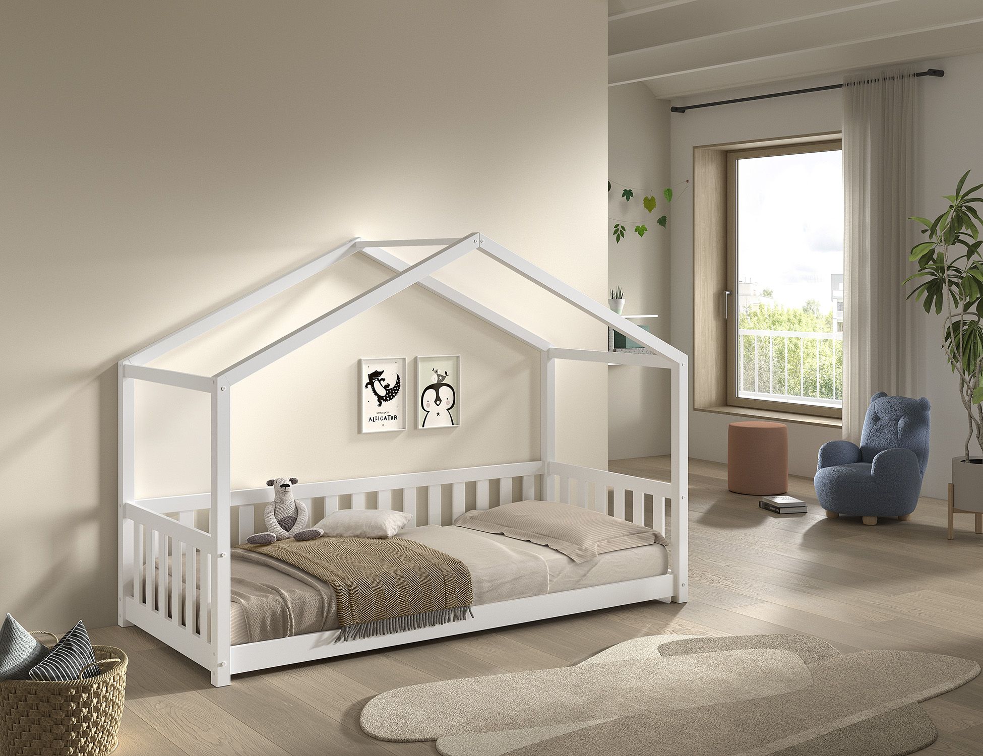 Dallas House Vipack / Κρεβάτι-Σπιτάκι Montessori