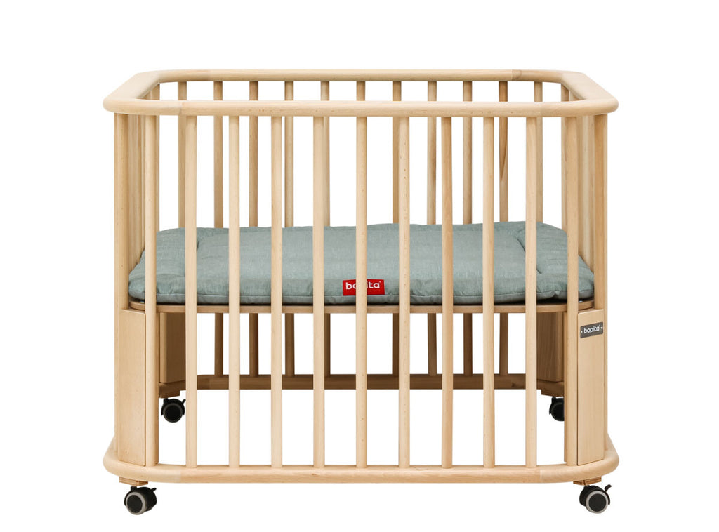 Playpen Caro incl. wheels / Παρκάκι μωρού οξιά 