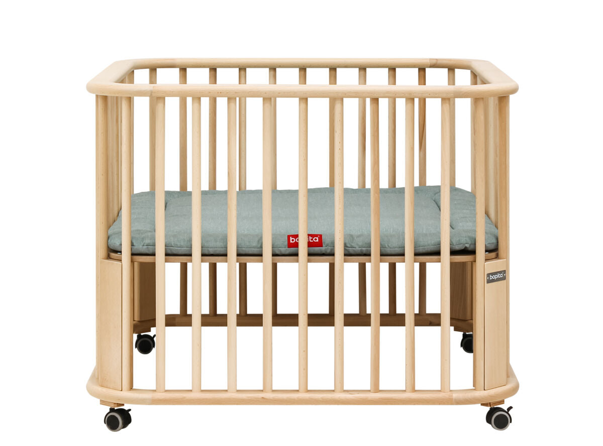 Playpen Caro incl. wheels / Παρκάκι μωρού οξιά 
