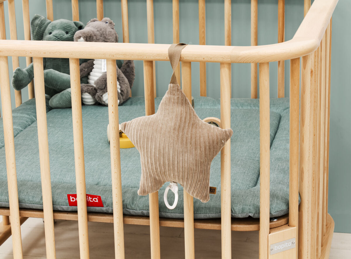 Playpen Caro incl. wheels / Παρκάκι μωρού οξιά 
