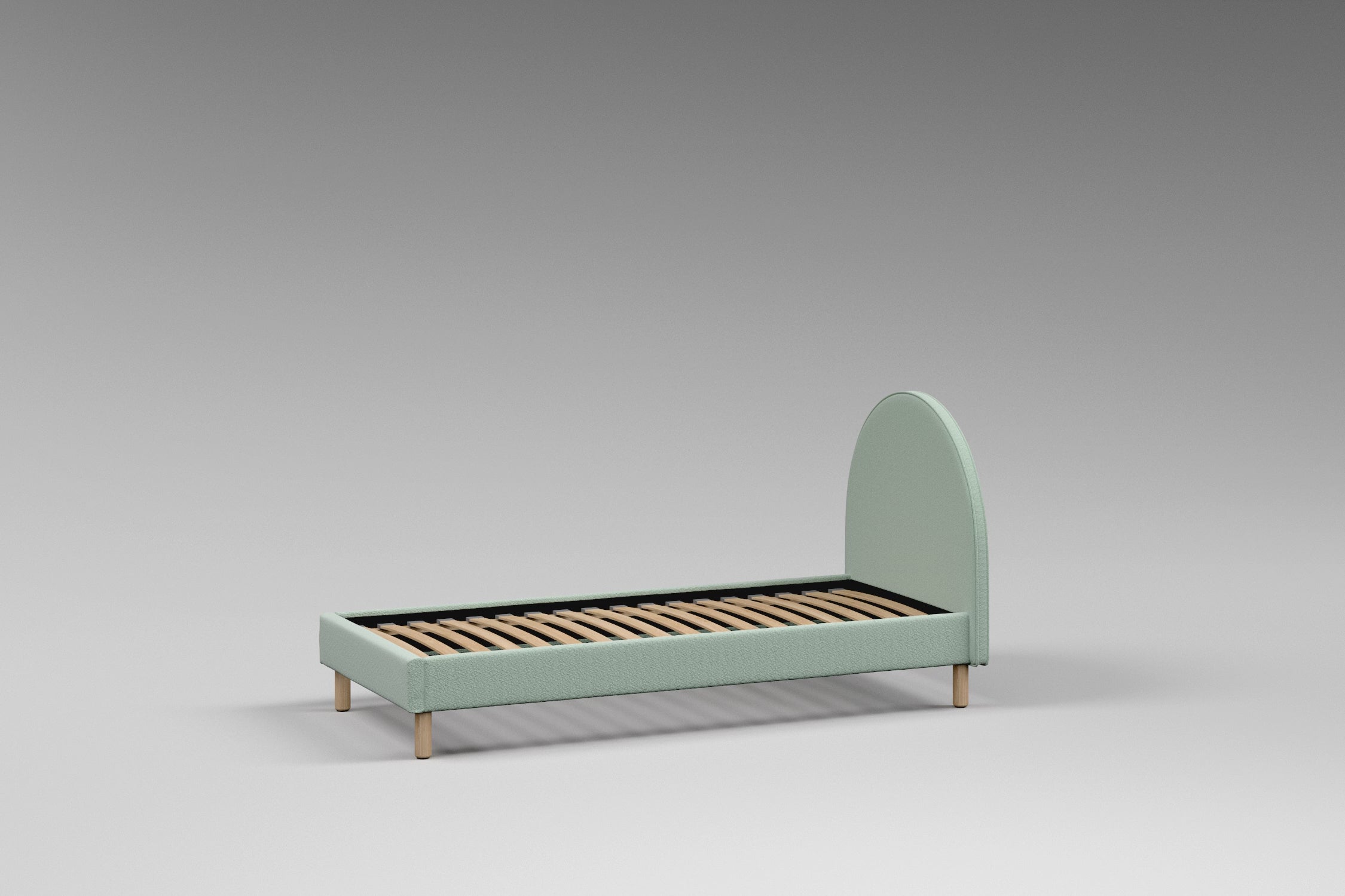 Clara Bed Storage. / Μονό ντυμένο κρεβάτι με αποθήκη