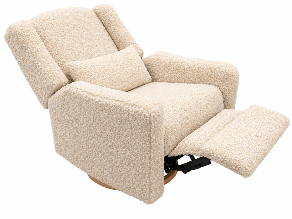 ROCKY electric recliner curly beige / Πολυθρόνα με ηλεκτρικό μηχανισμό ανάκλιση