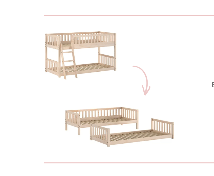 Ronald Vipack / Κουκέτα Montessori Διαιρούμενη Μασίφ