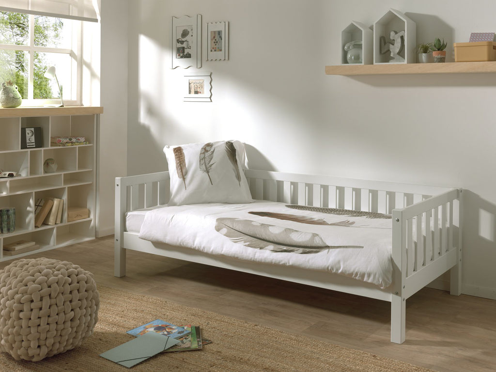Fritz Captain Bed with a pull out bed / Ξύλινο μονό κρεβάτι με 2ο συρόμενο 
