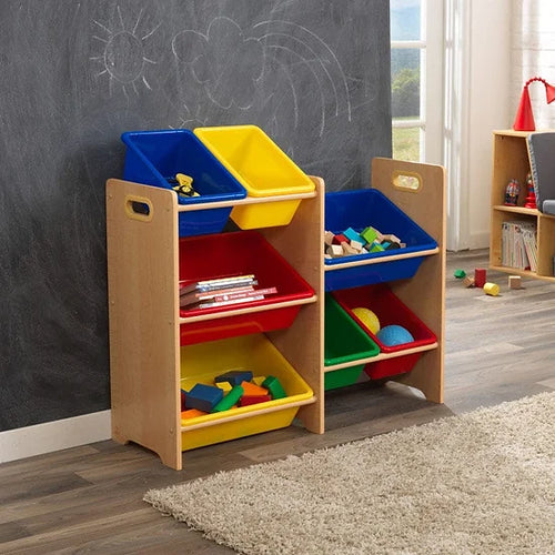 7 Bin Storage Unit - Kidkraft / Σύστημα αποθήκευσης παιδικού δωματίου 