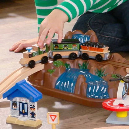 Bucket Top Mountain Train Set-Kidkraft / Τραινάκι και ξύλινο σετ παιχνιδιού