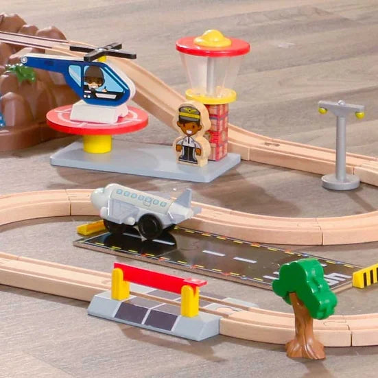 Bucket Top Mountain Train Set-Kidkraft / Τραινάκι και ξύλινο σετ παιχνιδιού 